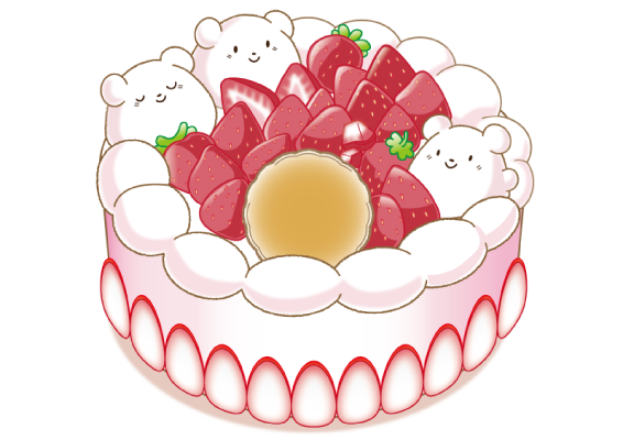 くまさんケーキ